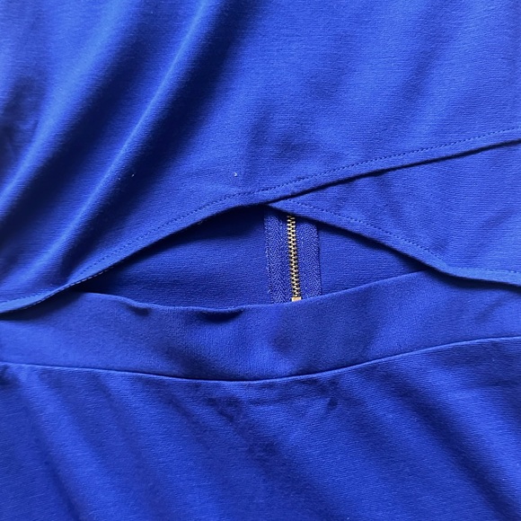 Express Blue Mini Dress with Small Cutout - Picture 5 of 5